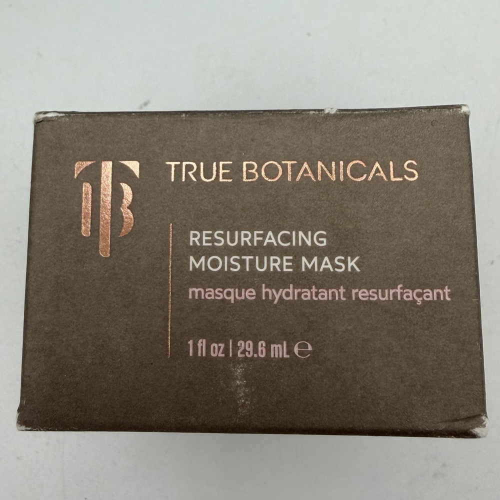True Botanicals Resurfacing Moisture Mask Lactic‎ Acid 1oz NEW in Box